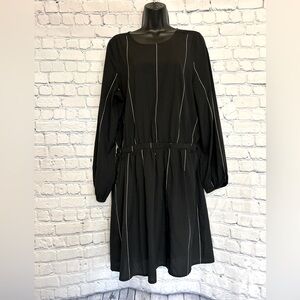🍁🍁 Elegant Black Dress by Vera móda “ONE FASHION “ size large